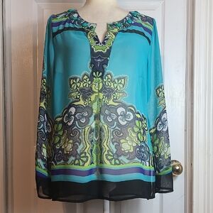 Figueroa & Flower Boho Blouse